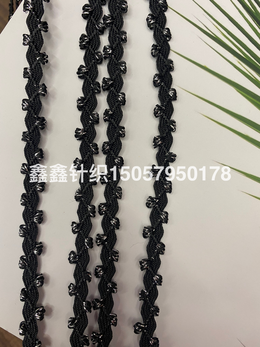 Direct sales from the manufacturer of spindle-woven webbing lace made of polyester material Item Picture
