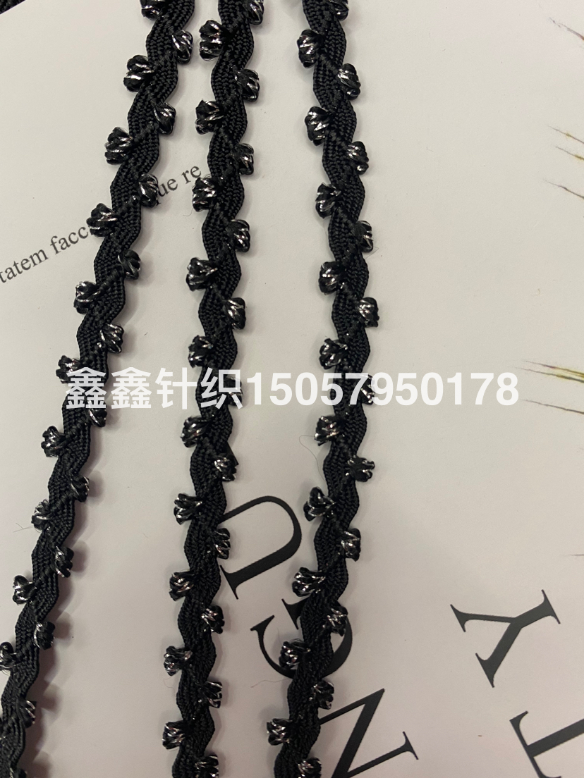 Direct sales from the manufacturer of spindle-woven webbing lace made of polyester material details Picture