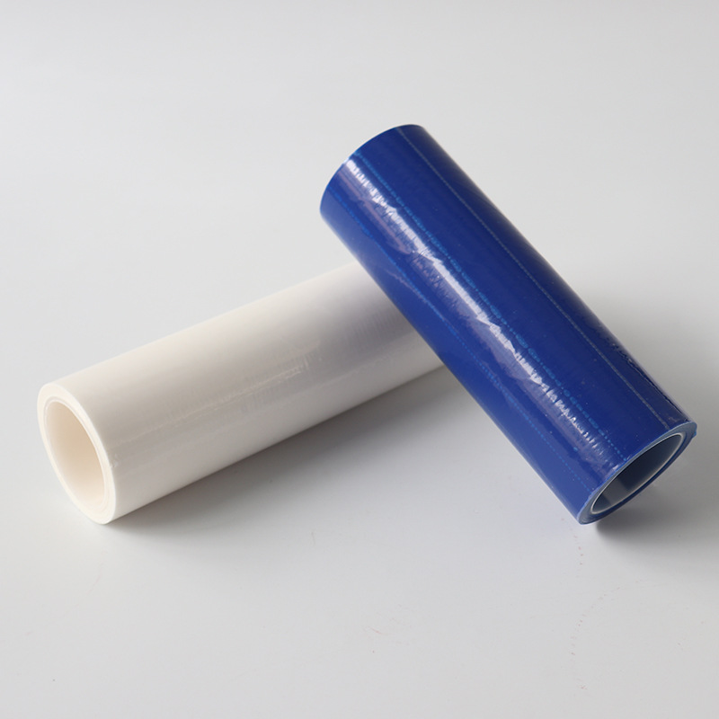 PE粘尘滚筒可撕式滚轮无尘车间蓝白色工业用除尘滚筒4寸6寸8寸10