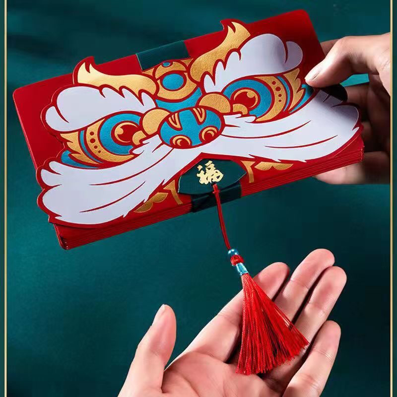 Spot second send Guochao folding red envelope creative New Year Chinese New Year red envelope thumbnail