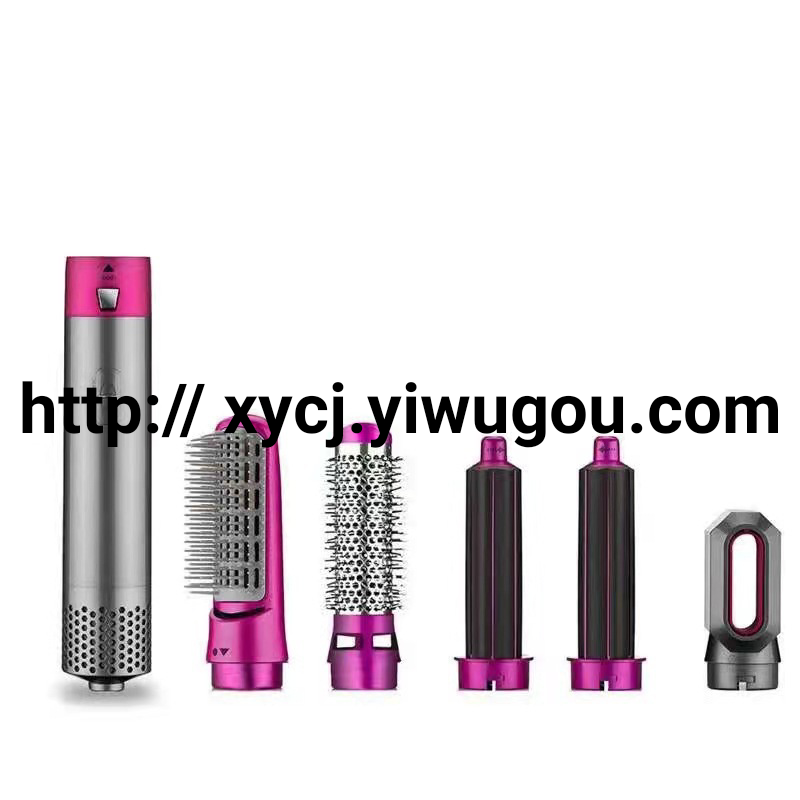 Amazon five-in-one hot air comb, multi-functional automatic curling iron, straight curling dual-purpose hair dryer, automatic curling iron Item Picture