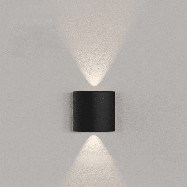 The LED square outdoor waterproof wall lamp illuminates the exterior walls, courtyards, balconies, corridors and passageways of the villa in a Nordic modern style details Picture