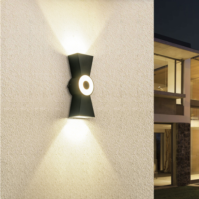 LED wall lamps, Chinese knots, Nordic modern and simple outdoor waterproof balcony, creative courtyard lamps, corridor and exterior wall decoration Specification image