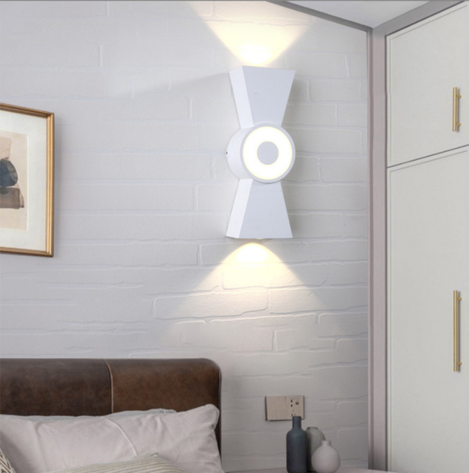 LED wall lamps, Chinese knots, Nordic modern and simple outdoor waterproof balcony, creative courtyard lamps, corridor and exterior wall decoration Application Scenario