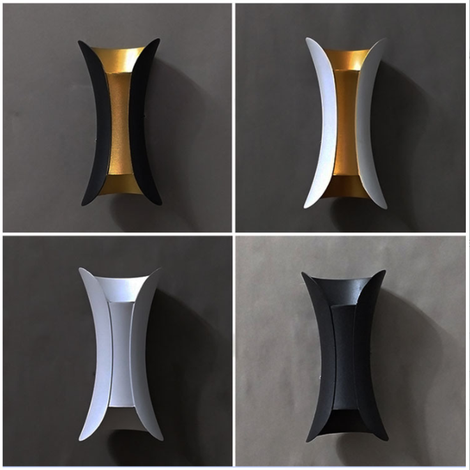 LED Little Waist wall Lamp, hotel waterproof fence wall lamp, exterior wall lamp, outdoor up and down lighting, bedroom bedside wall lamp Item Picture