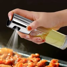 X128新款按压式玻璃油瓶喷雾油瓶 烧烤喷雾油瓶厨房喷雾油瓶