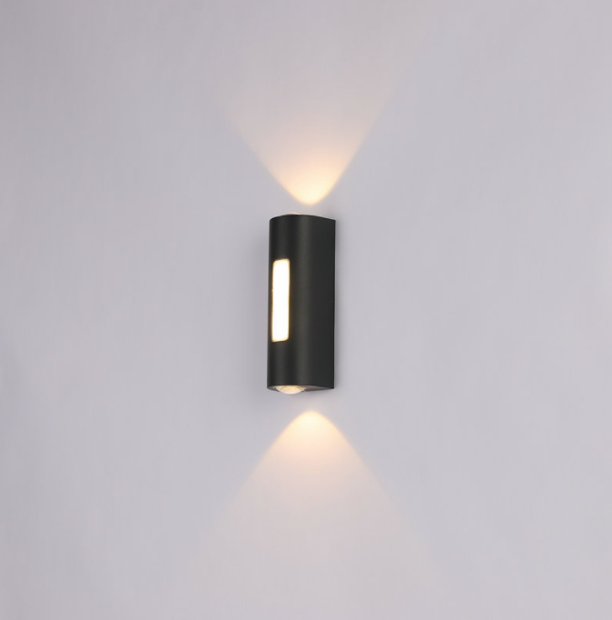 LED outdoor lights, submarine double-head up and down spotlights, exterior wall lights, waterproof hotel corridor and staircase wall lights Item Picture