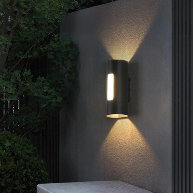 LED outdoor lights, submarine double-head up and down spotlights, exterior wall lights, waterproof hotel corridor and staircase wall lights Specification image