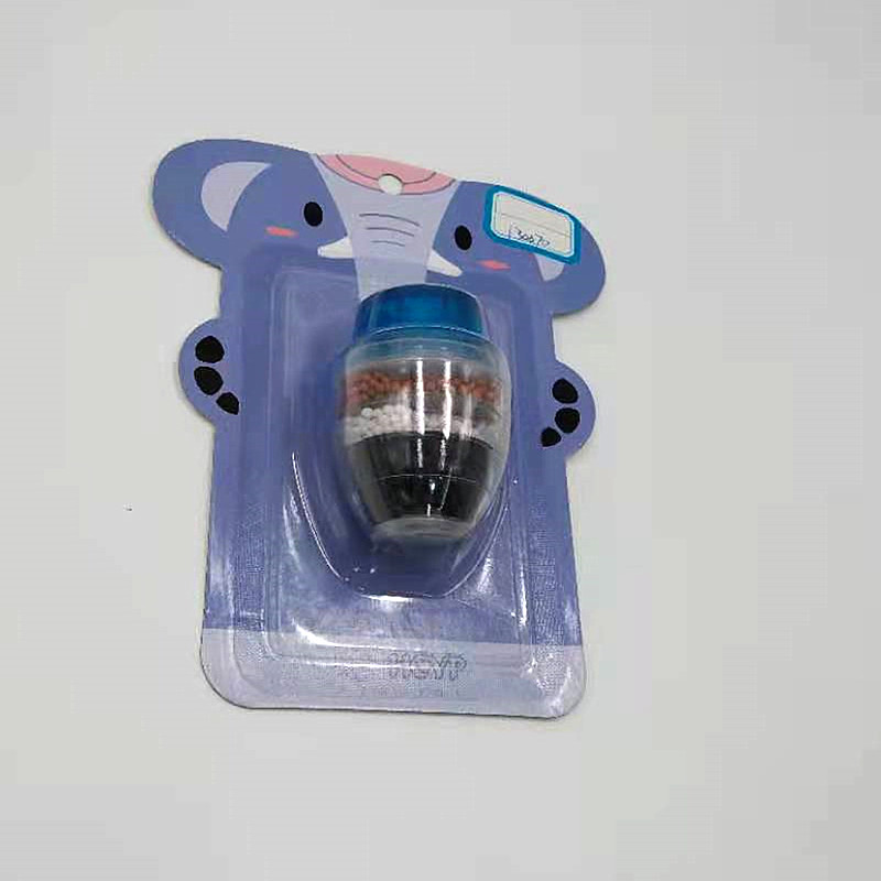 The faucet card is equipped with an elephant filter for tap water filtration, a 6-layer purifier, and a multi-layer activated carbon water filter for home use Specification image