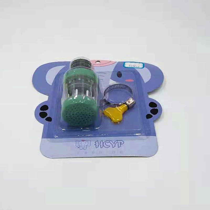 Family multi-functional card-mounted elephant popular bestseller iron suction faucet with fixator and double-layer iron suction filter Item Picture