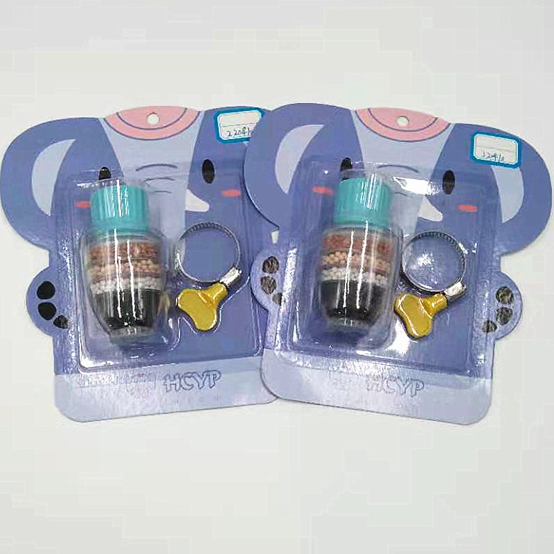 Internet-famous kitchen six-layer faucet filter, household universal tap water purification, anti-splash shower head, water-saving water filter