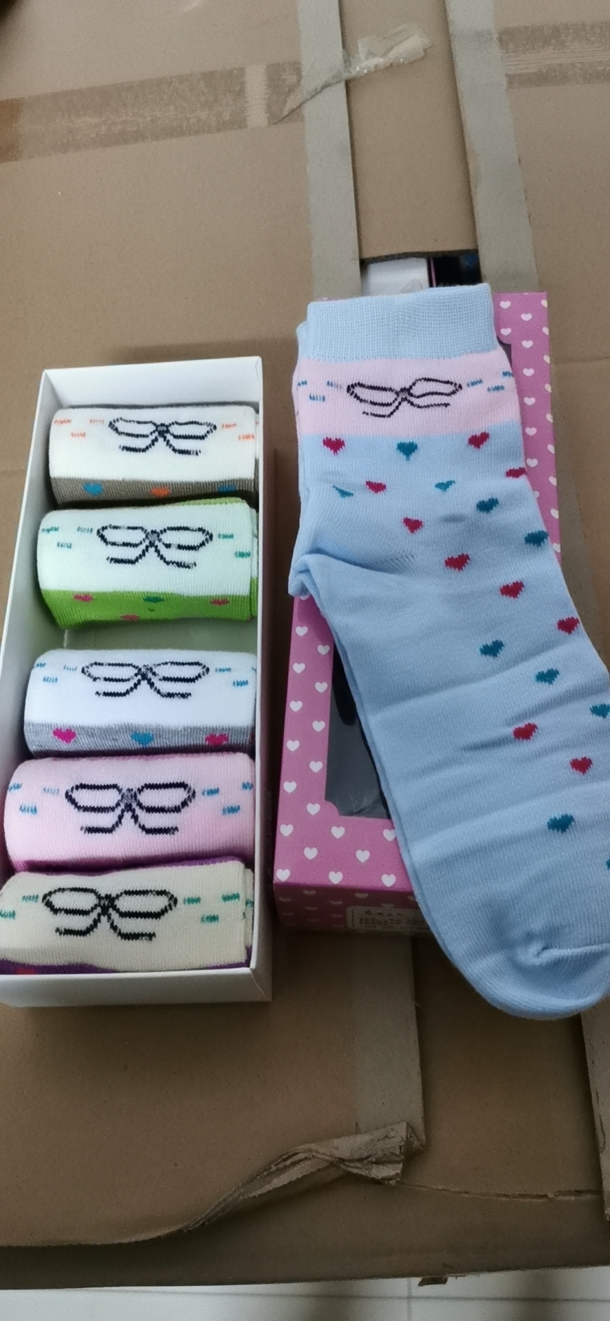 Fresh and sweet women's socks, combed cotton women's socks, pure cotton women's socks factory direct approval details Picture
