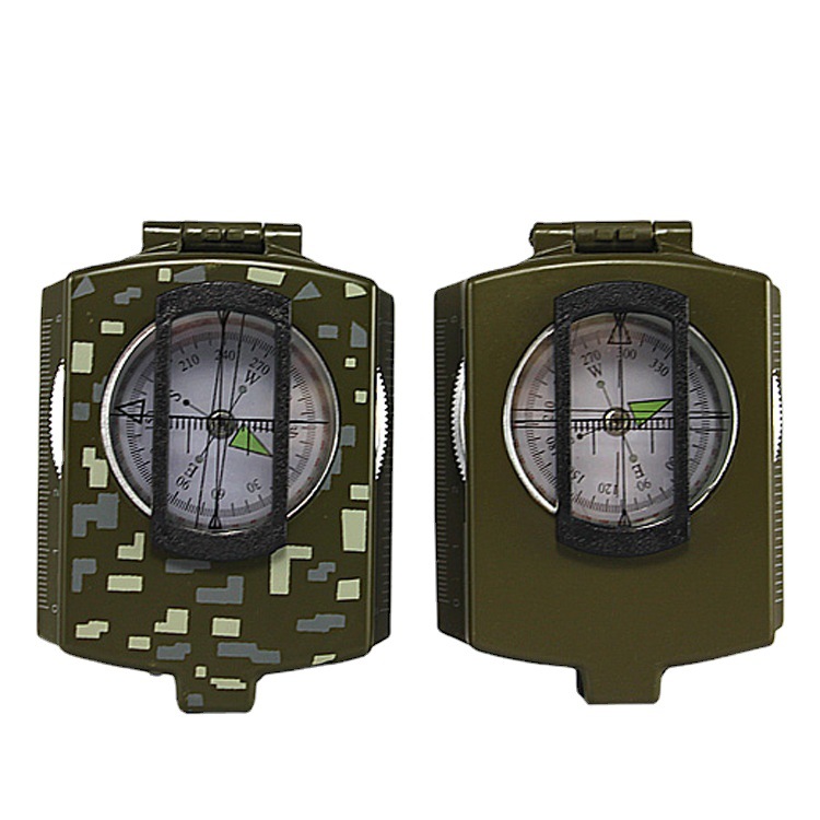 Wholesale American metal compass, high-end folding military standard, Military enthusiast K4580 multi-functional luminous compass Item Picture