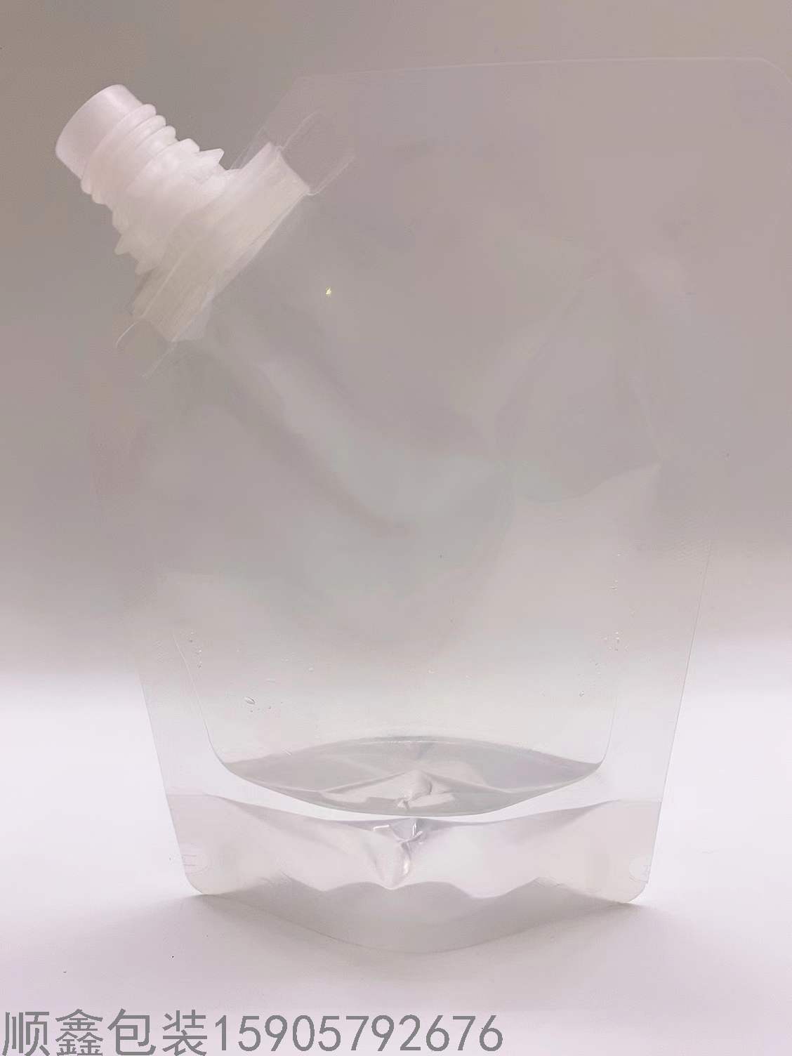 塑料自立袋实物图