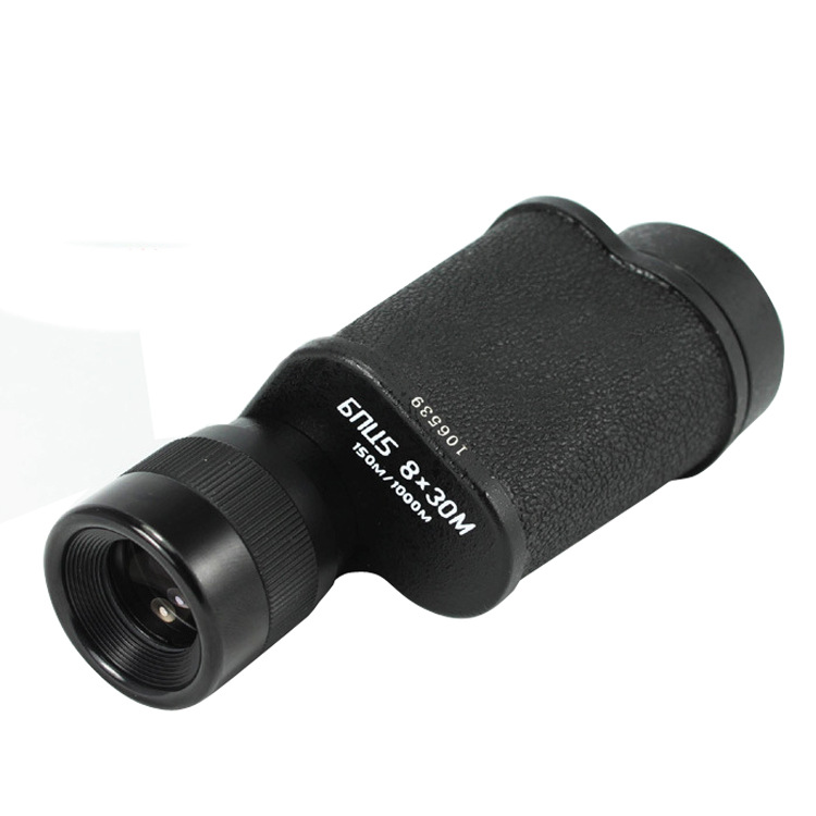 Becos binoculars, single-tube metal monocular 8X30 high-magnification high-definition military night vision goggles for outdoor use Item Picture