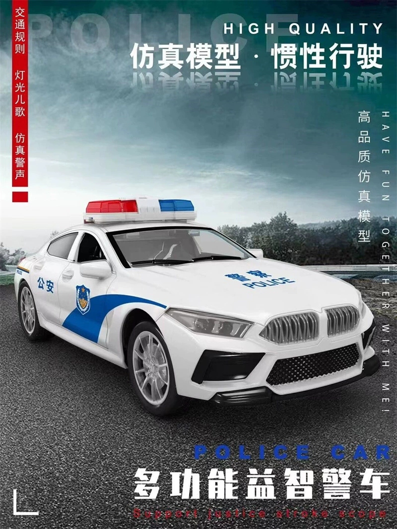 Jiazhizhi 5551 Electric Police car, children's Storytelling patrol car, escort car, children's model, educational enlightenment wholesale Application Scenario