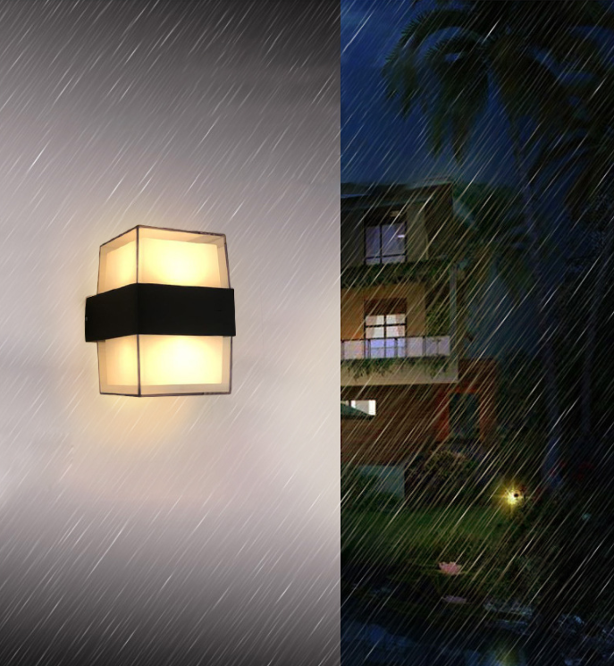 Led luz al aire libre impermeable a prueba de lluvia creativo moderno exterior pared lámpara pasillo balcón cabecera dormitorio hogar Specification image