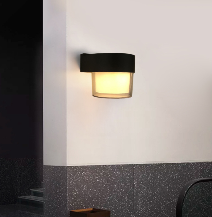Led luz al aire libre impermeable a prueba de lluvia creativo moderno exterior pared lámpara pasillo balcón cabecera dormitorio hogar Application Scenario