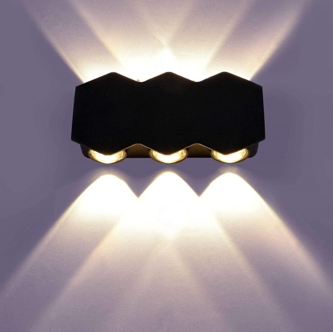 LED outdoor wall lamps, courtyard door columns, garden balconies, simple aluminum materials, passageways, terraces, outdoor wall lamps Item Picture
