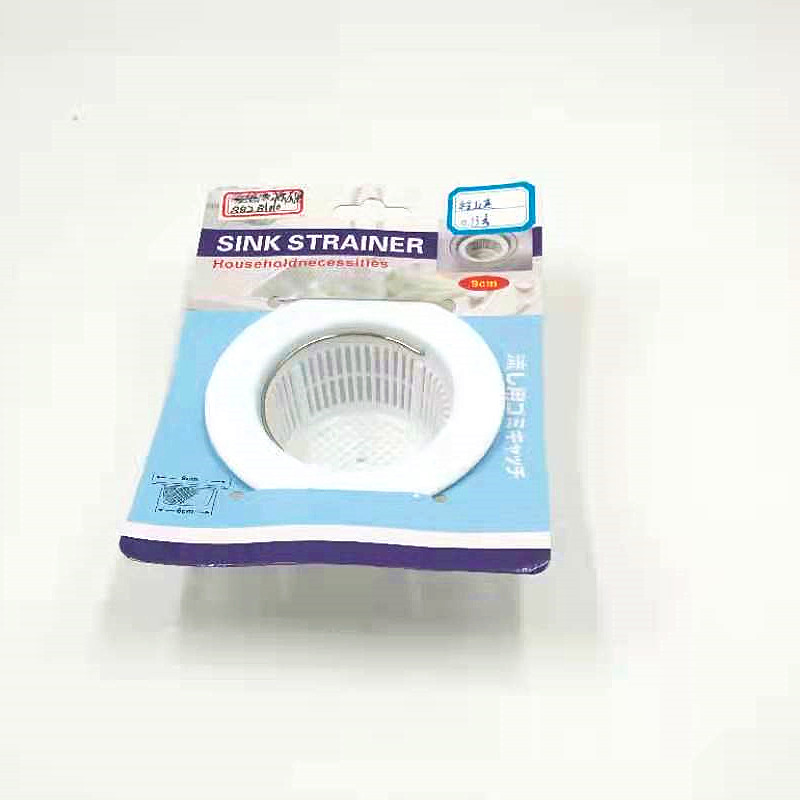 Solid color plastic silicone water drain, kitchen and bathroom filter screen, anti-clogging floor drain, card-mounted dishwashing sink, anti-clogging partition Item Picture