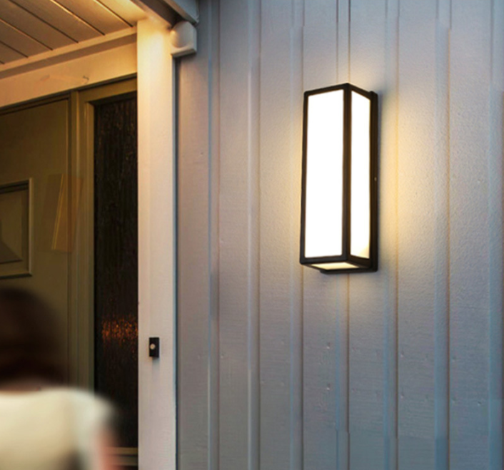 LED exterior wall lamps, waterproof outdoor simple courtyard lamps, modern garden exposed table lamps, villa courtyard lighting lamps details Picture