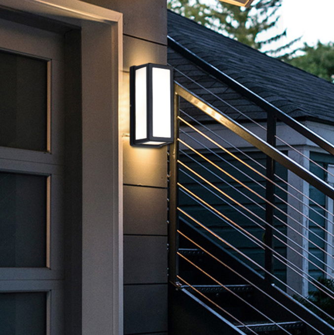 LED exterior wall lamps, waterproof outdoor simple courtyard lamps, modern garden exposed table lamps, villa courtyard lighting lamps Item Picture