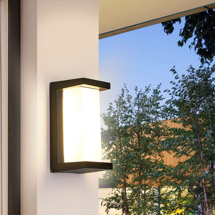 LED wall lamps, outdoor waterproof, indoor and outdoor wall lamps, modern and simple villa courtyard lamps, corridor and balcony sensor wall lamps Application Scenario