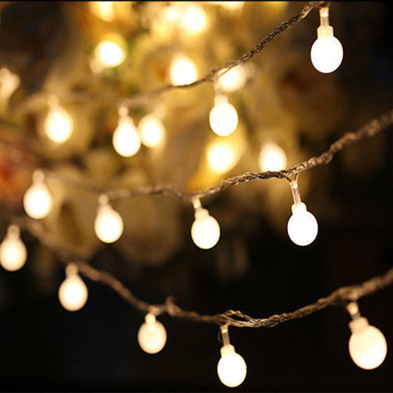 Manufacturer led lights string Christmas yard lights outdoor interior decoration colored lights round ball modeling lamp dragon beads ball atmosphere lights thumbnail