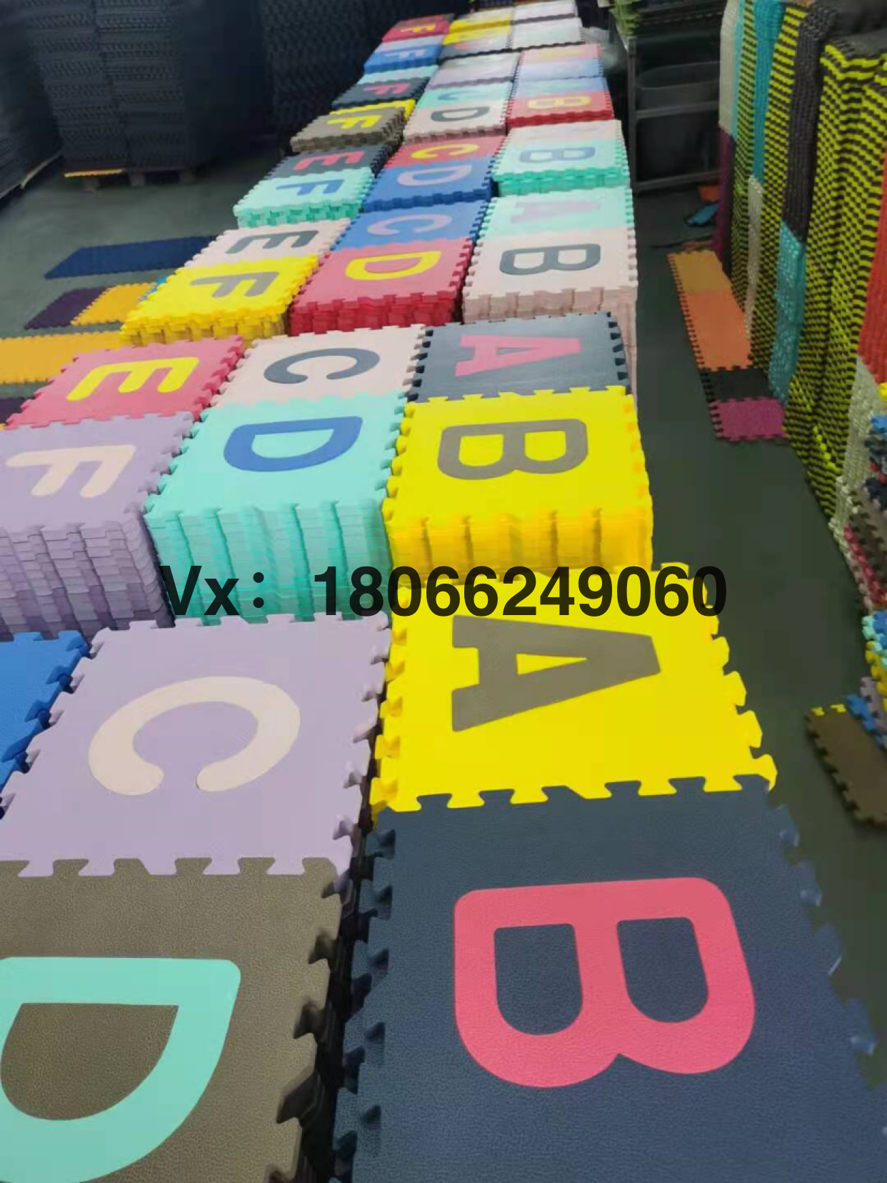 跨境电商热卖爆款促销新款小孩子拼图玩具卡通图案儿童玩具垫