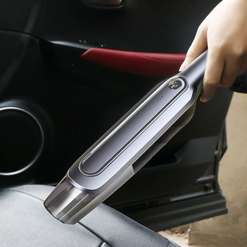 Car vacuum cleaner super strong car handheld vacuum cleaner wireless charging portable mini car vacuum cleaner
