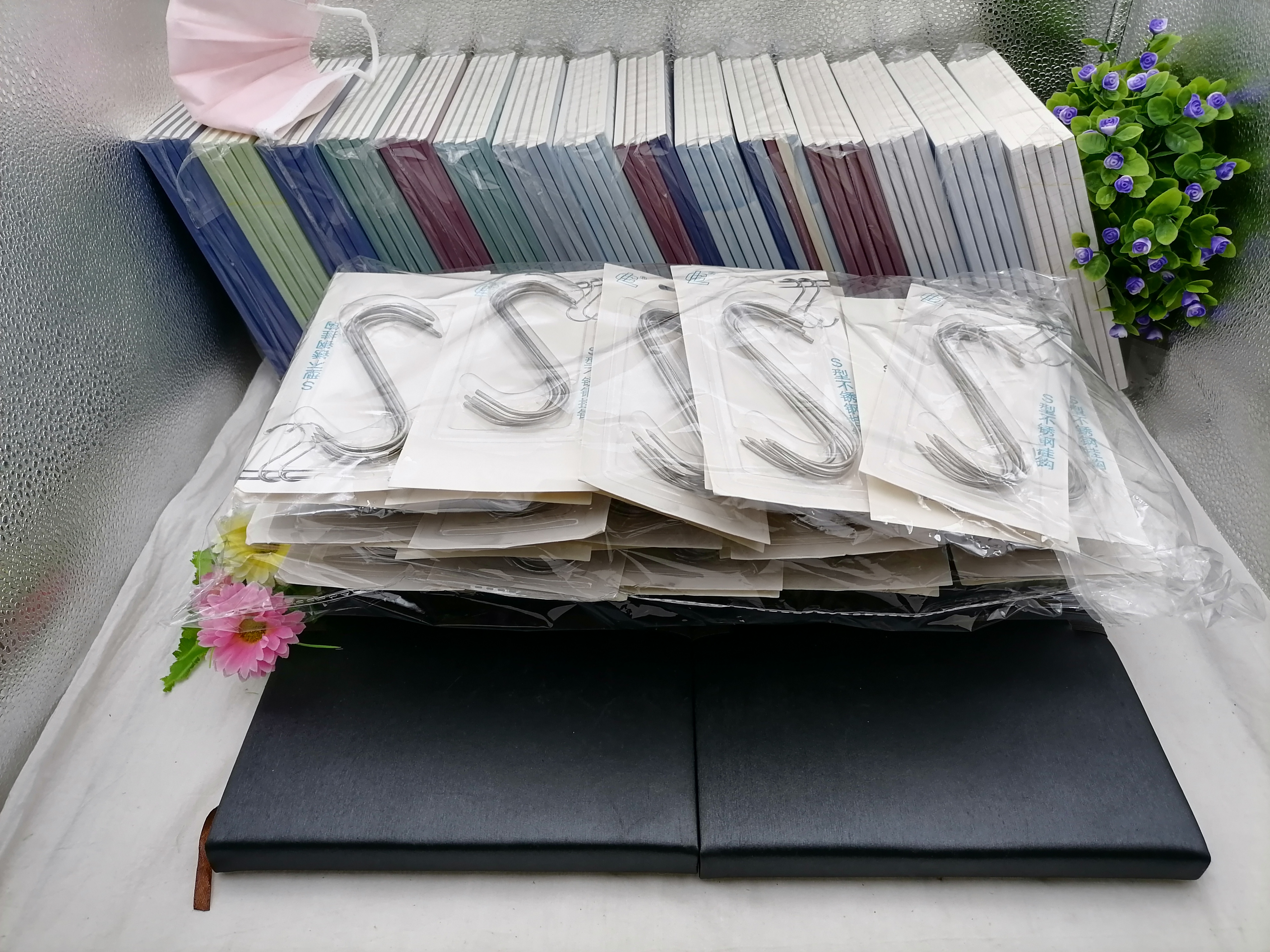 G1724 large 5-piece cured meat hook, stainless steel pointed S-shaped hook, hook sausage, roast duck, roast chicken, 2-yuan store Item Picture