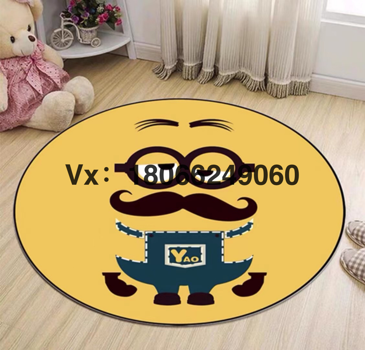 印花地毯地垫设计独特防滑电商热卖好看便宜地毯门垫客厅卧室装修