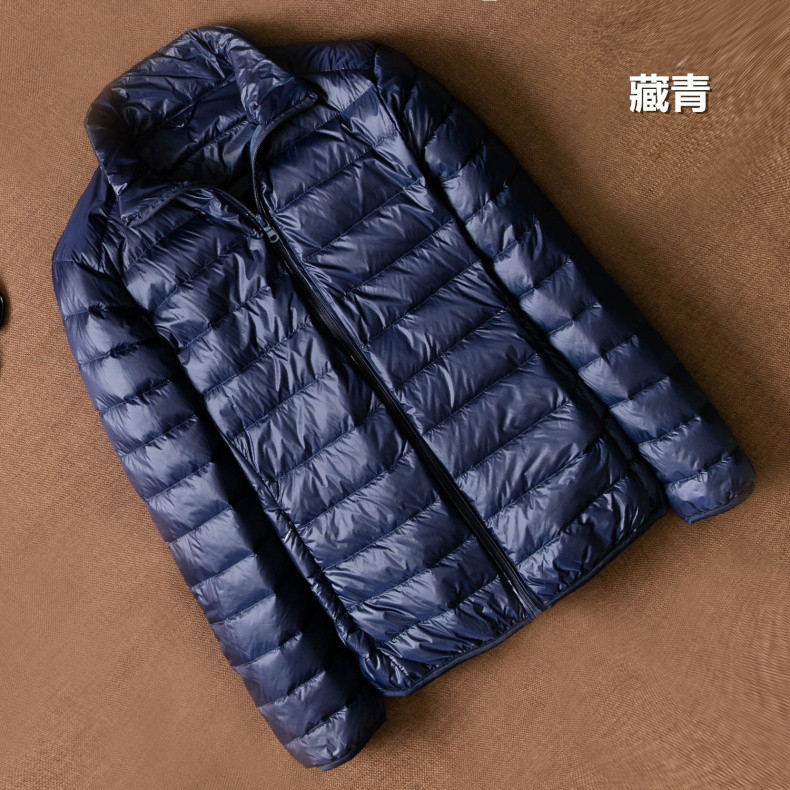 2021 new lightweight down jackets for men, short off-season down jackets for men, thin down jackets for middle-aged and elderly men Specification image