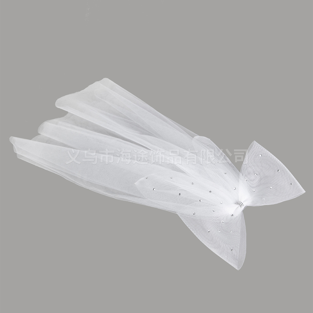New ins bow, sparkling diamond veil, wedding net veil, wedding dress, photo studio, photo prop manufacturer Application Scenario