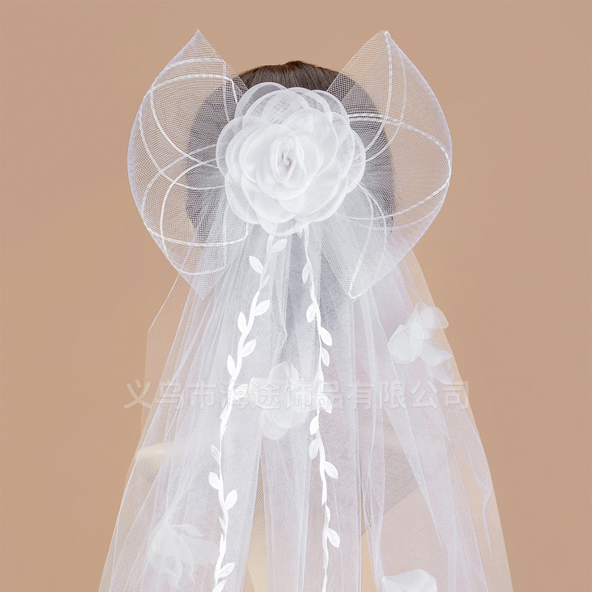 Forest-themed, elegant and new super fairy-like veil for brides, main wedding dress headwear, photo shoots, and props. Direct supply from the manufacturer