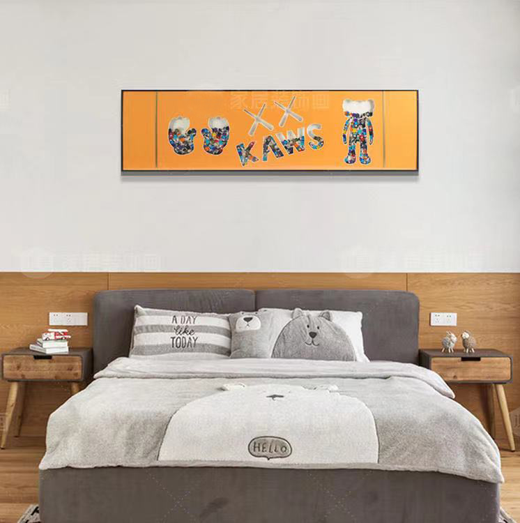Doll Lego violent bear piggy Paige physical decoration painting violent bear tide brand physical human children room hanging painting thumbnail