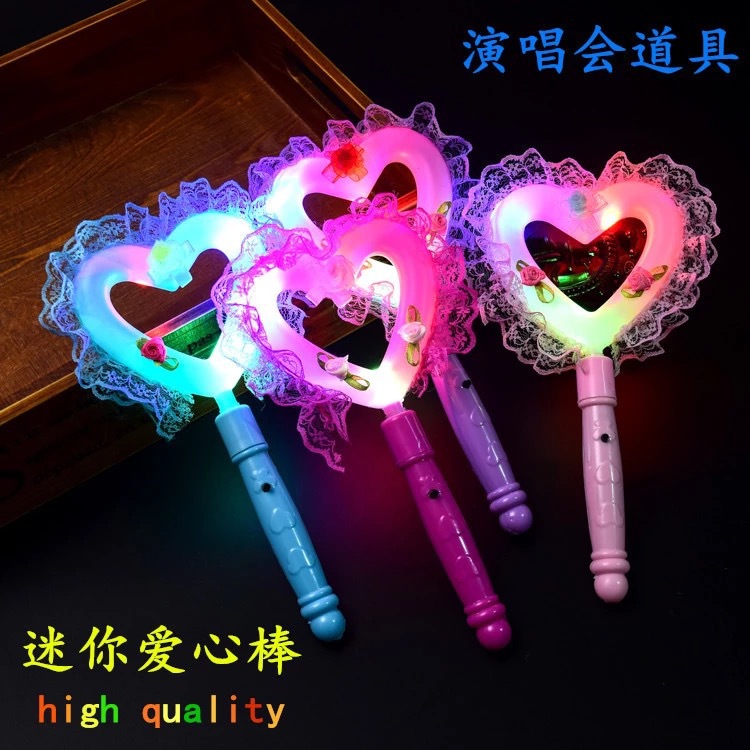 Bright gold manufacturers selling new luminous cornet fairy wand | flash the magic fairy sticks Dance performance items sell like hot cakes