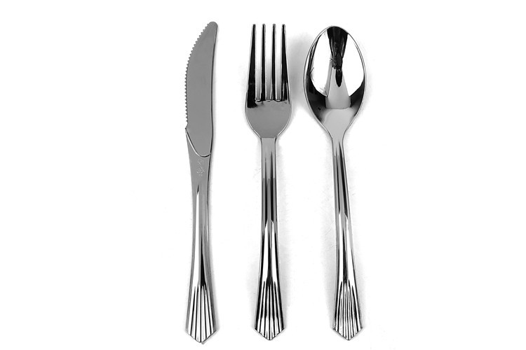 H143-01一次性塑料餐具一次性刀叉勺一次性塑料刀叉勺一次性勺子