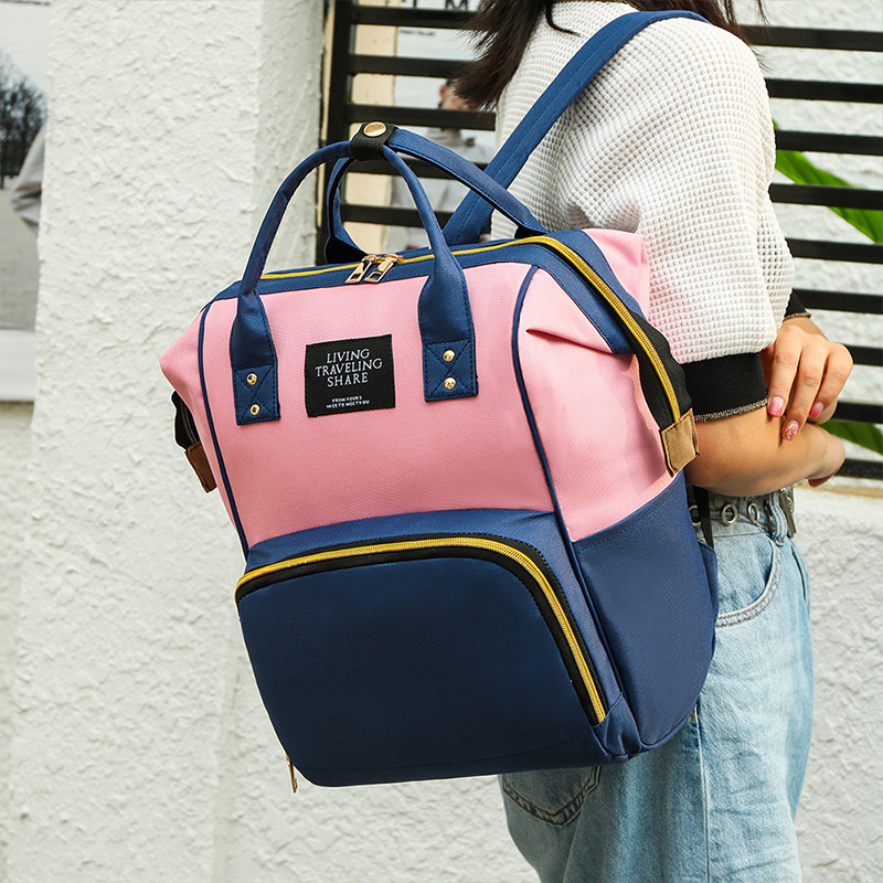 Mommy bag moda multifunción de gran capacidad portátil bolsa de mamá para salir colgante para bebé bolsa de madre para bebé portátil Specification image