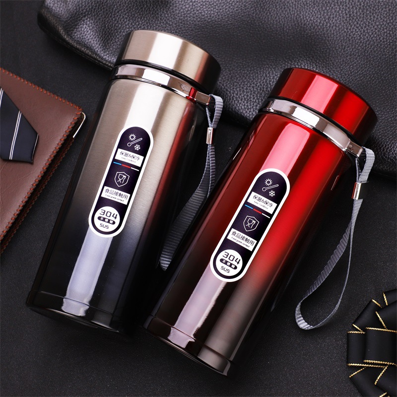 304 stainless steel vacuum cup large capacity high efficiency thermal insulation sling cup custom vacuum straight body thermal insulation cup wholesale