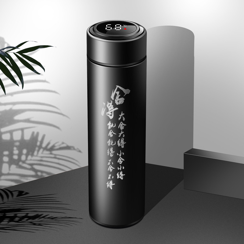 Intelligent vacuum cup 316 wholesale water cup 316 vacuum cup for ladies 316 stainless steel intelligent temperature vacuum cup for men