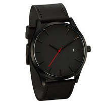 Aliexpress premium V Large Dial Men's Watch MT High-end calendar Fashion business quartz watch abrasive leather band