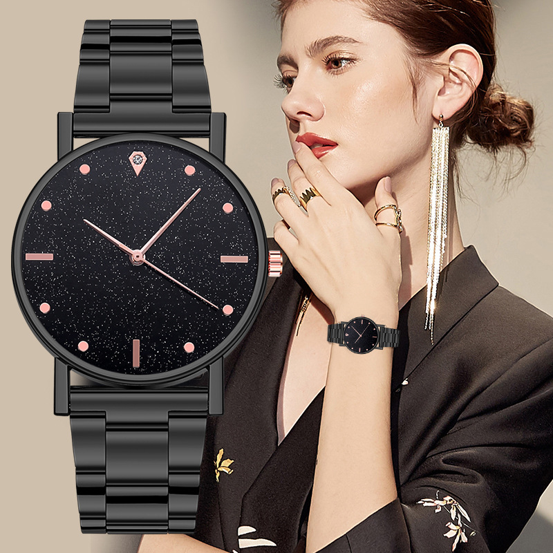 Fast Selling steel band Sky Star quartz women's watch fashion leisure business trend women's watch