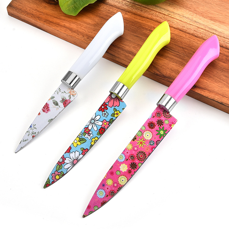Manufacturers sell stainless steel fruit knife 3 sets of peeling melon and fruit peeler household kitchen tools thumbnail
