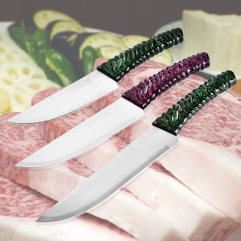 Factory direct Japanese slicing knife thread spread meat knife knife with stainless steel kitchen knife