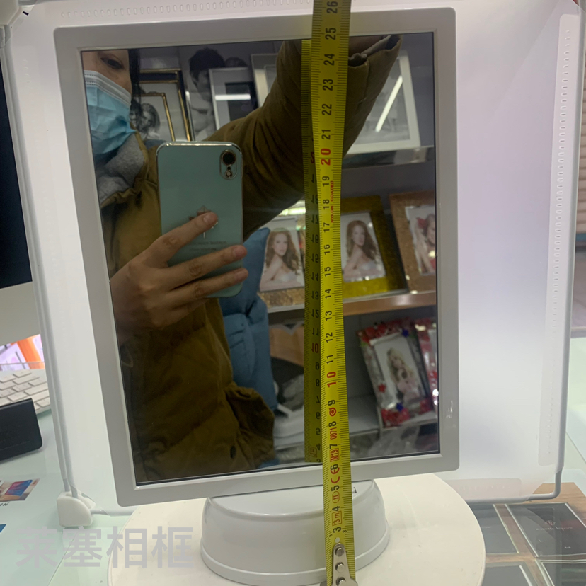 Rectangular LED light creative decorative handicrafts for home living room and bedroom photo magic mirror frame Application Scenario