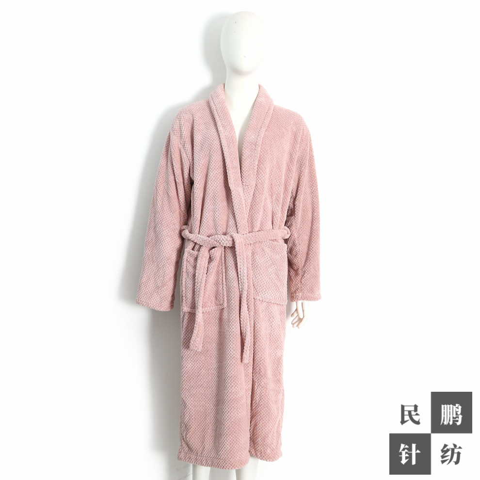 Five-star hotel bathrobes for adults, men and women, long couple bathrobes, spring and winter pure cotton highly absorbent towel material bathrobes