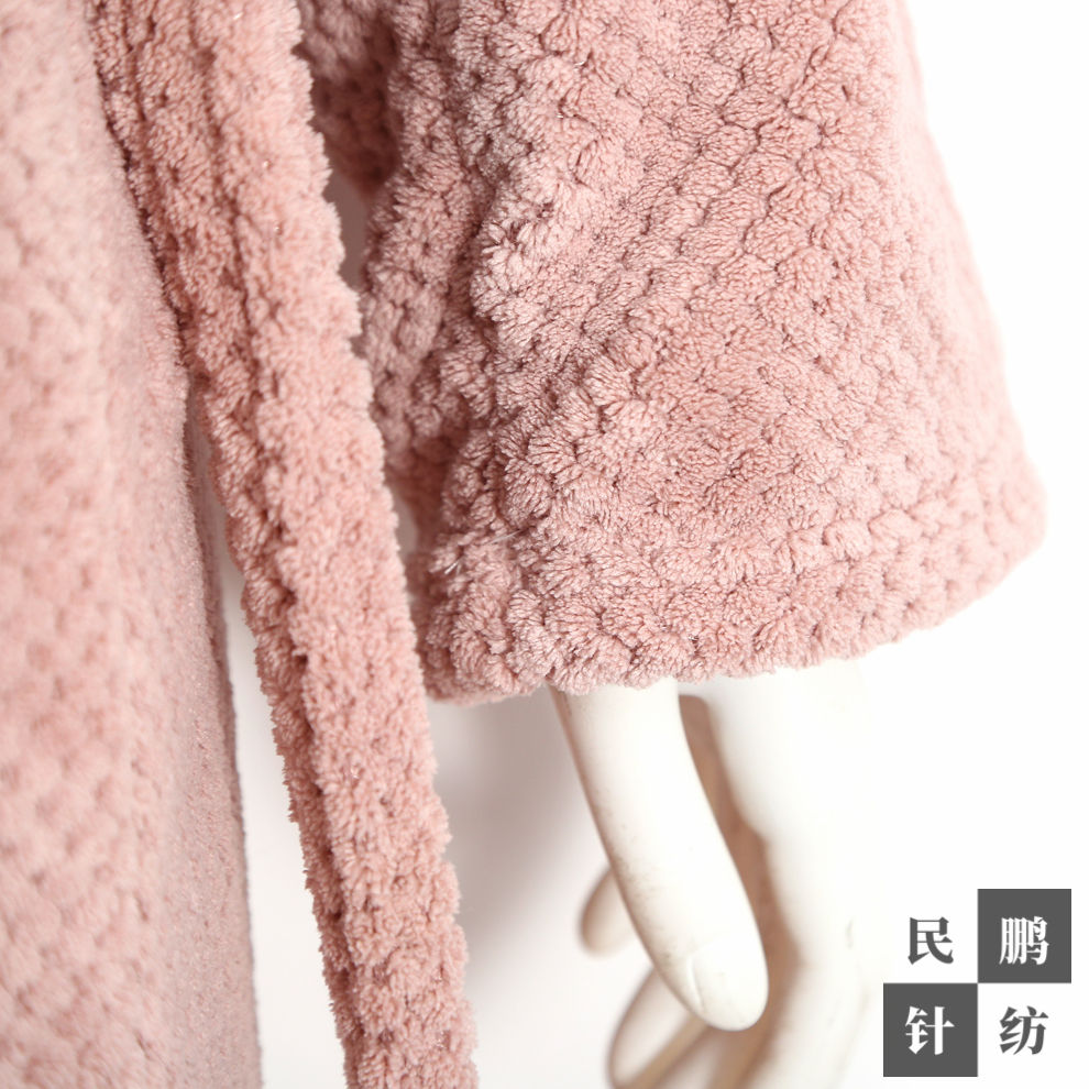 Five-star hotel bathrobes for adults, men and women, long couple bathrobes, spring and winter pure cotton highly absorbent towel material bathrobes Item Picture