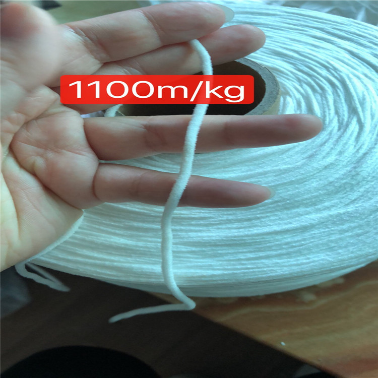 Spot 3Mm Round Ear Strap Environmental Detection Nylon Disposable Mask Ear Strap Black And White Round Rope Elastic [For Foreign Trade] Specification drawing
