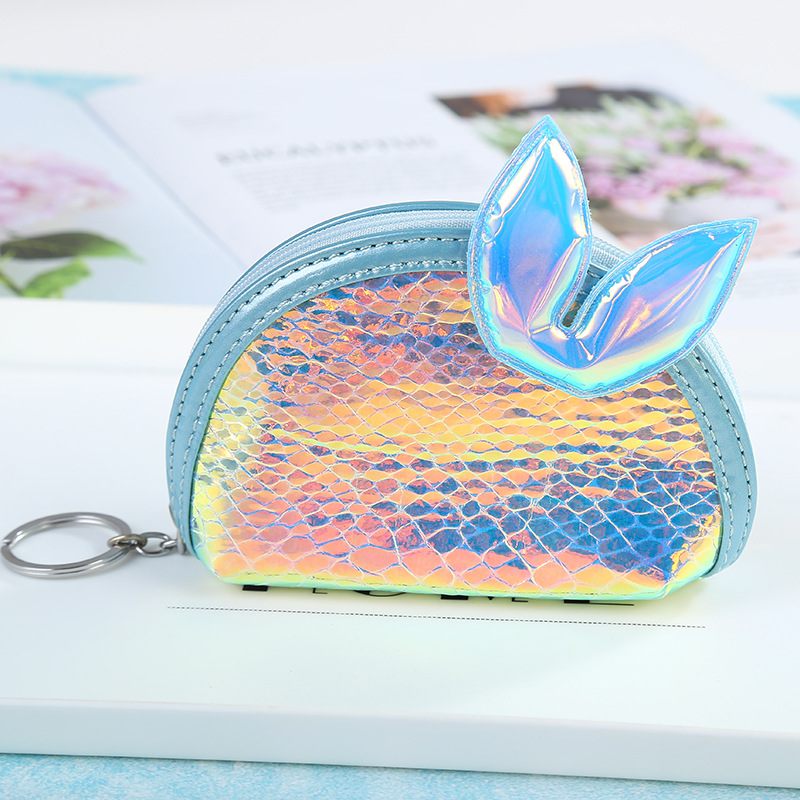 Katong Female Laser rabbit Ear coin purse, pvc cute mini bag, makeup storage bag, keychain bag manufacturer Application Scenario